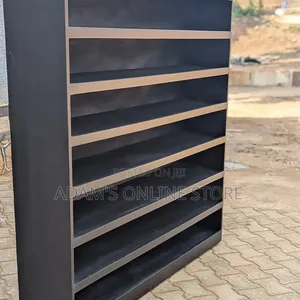 Black Shelves/Shoe Rack