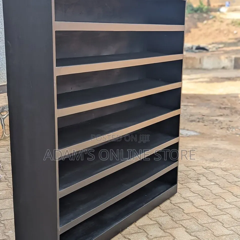 Black Shelves/Shoe Rack