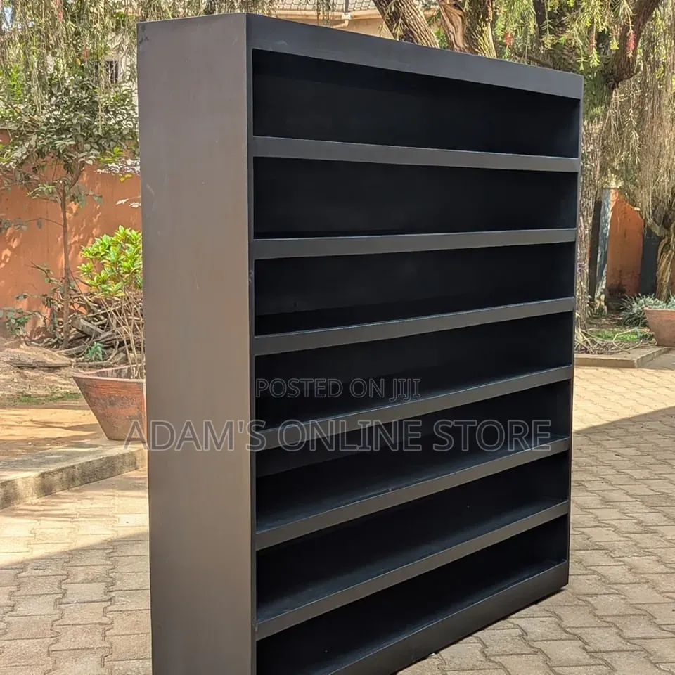 Black Shelves/Shoe Rack