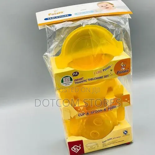6PCS Kids Potato Baby Tableware – Bowl Cutlery Set