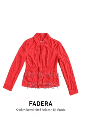 Bright Orange Long-Sleeve Coat
