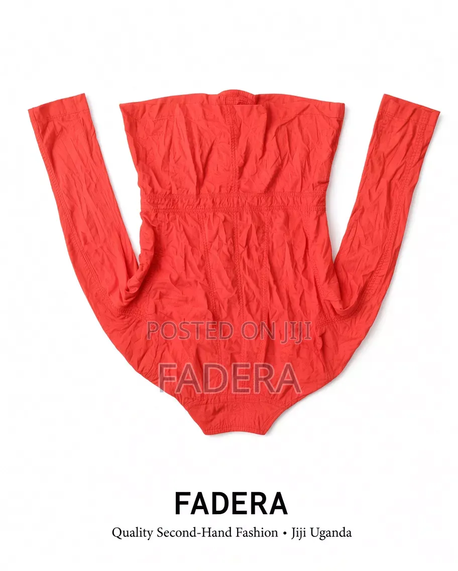 Bright Orange Long-Sleeve Coat