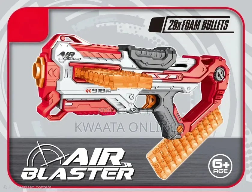 Toy Gun Blaster With Safety Bullets 28 Rounds for Long-Lasting Play