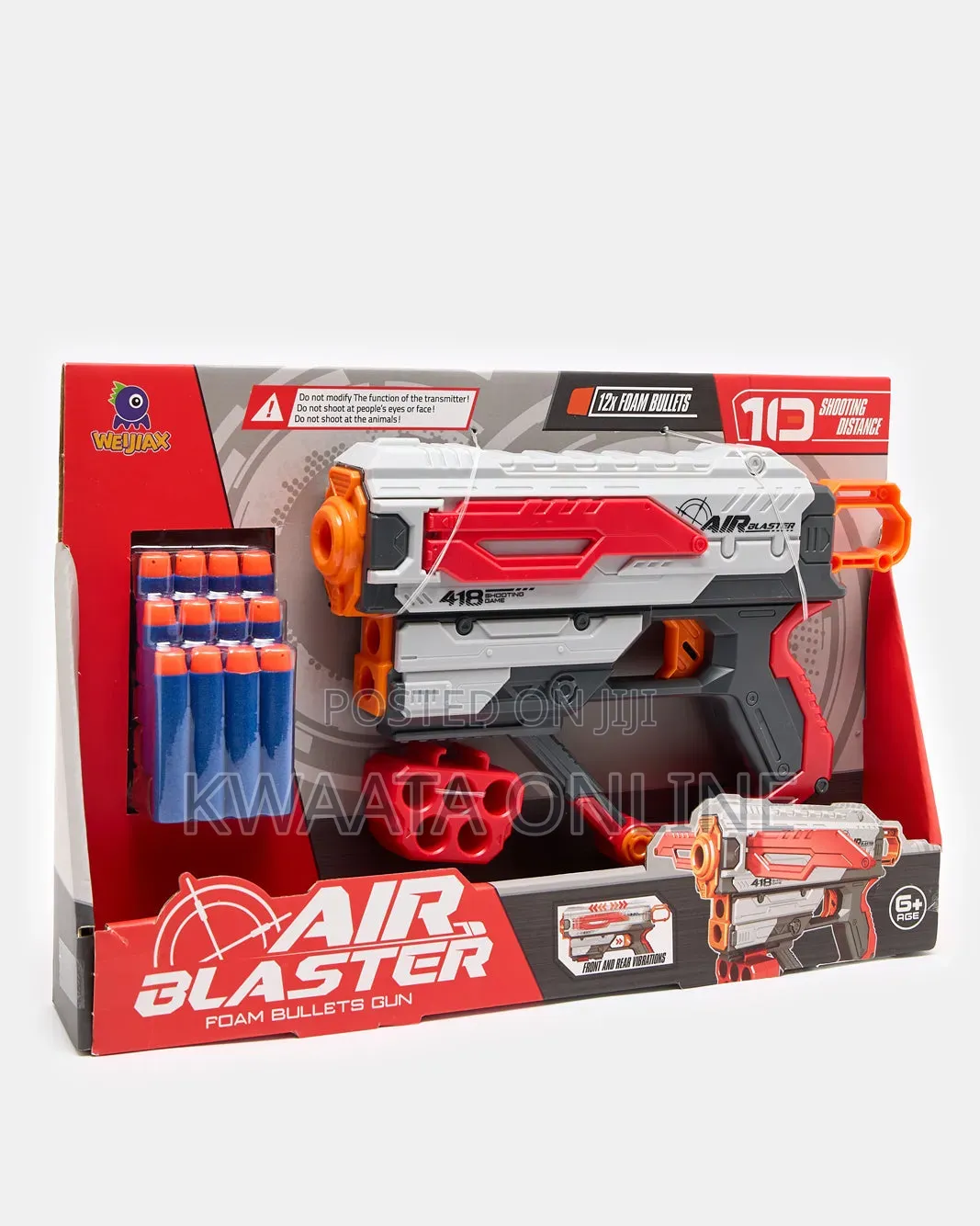 Toy Gun Blaster With Safety Bullets 28 Rounds for Long-Lasting Play