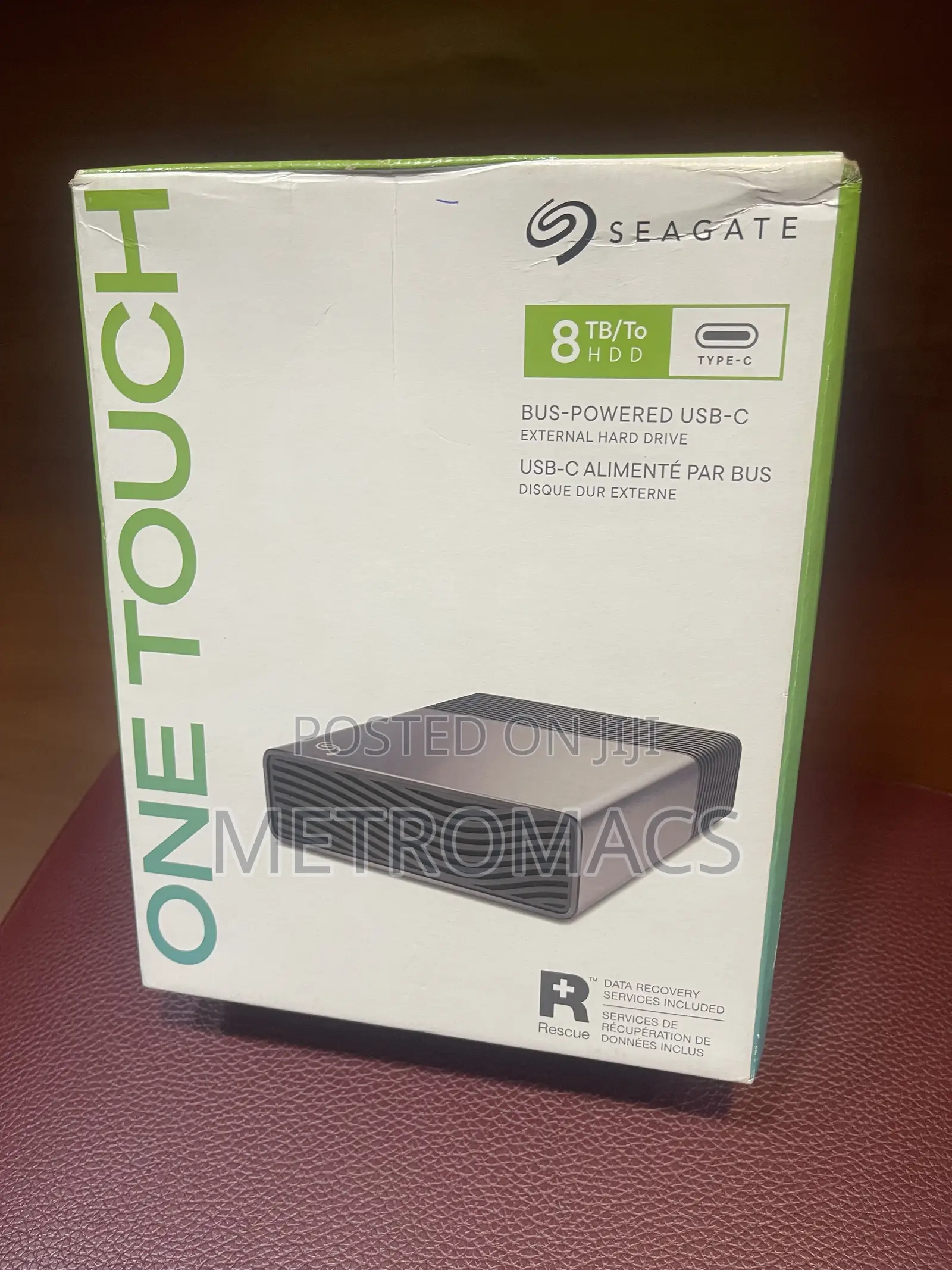 8TB SEAGATE USB-C Powered External Drive