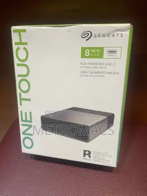 8TB SEAGATE USB-C Powered External Drive