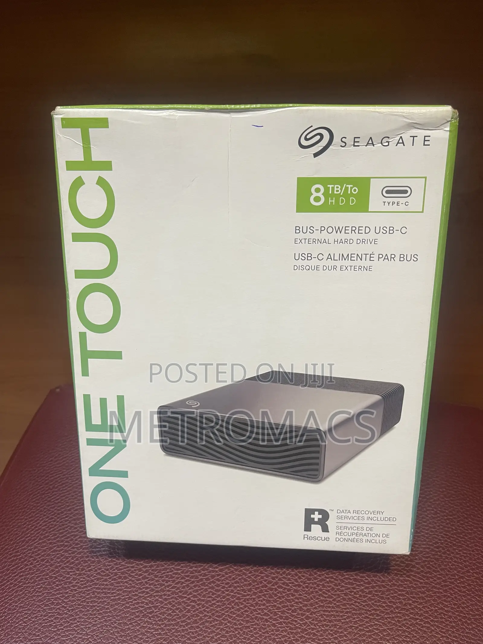 8TB SEAGATE USB-C Powered External Drive