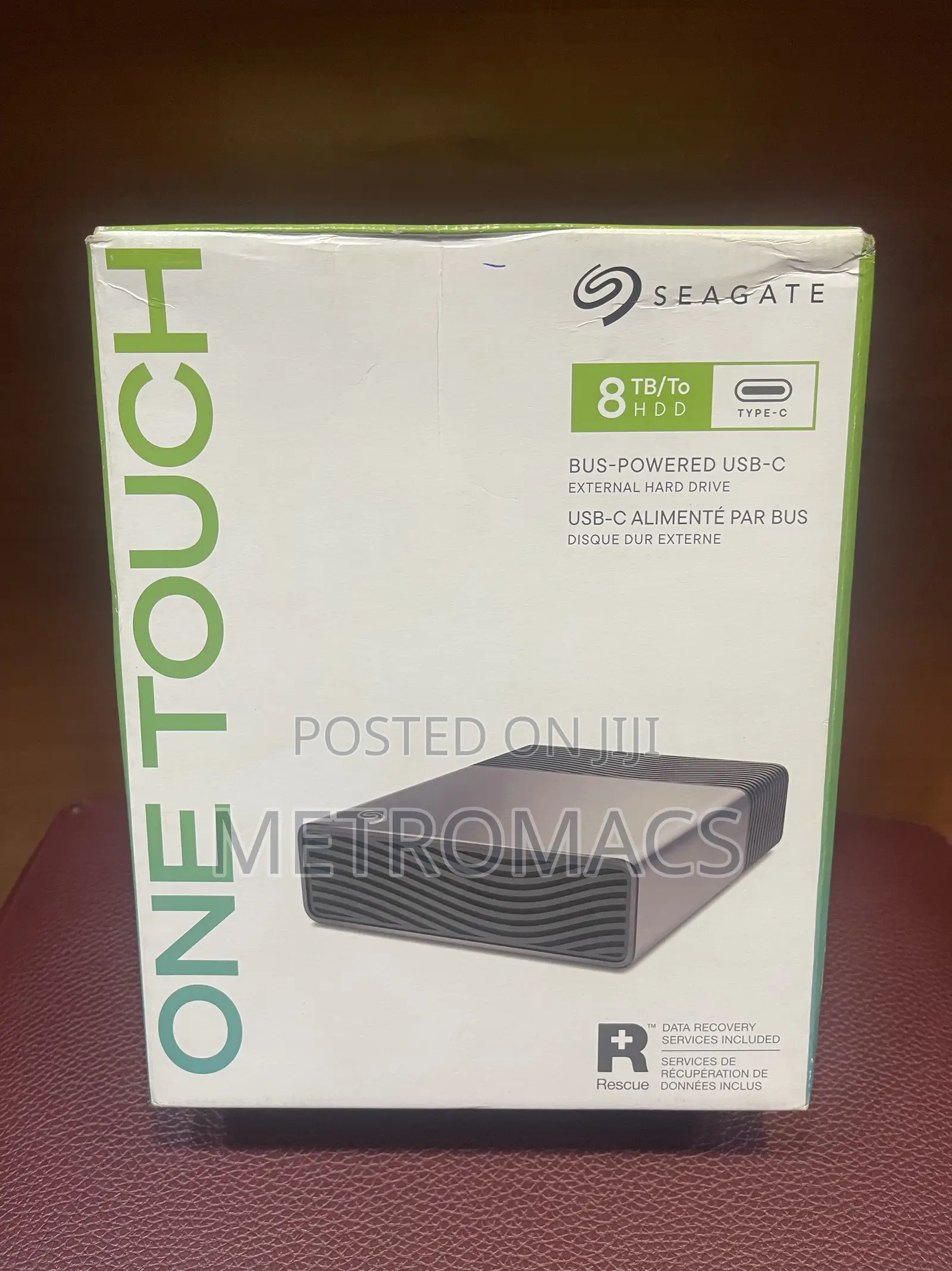 8TB SEAGATE USB-C Powered External Drive