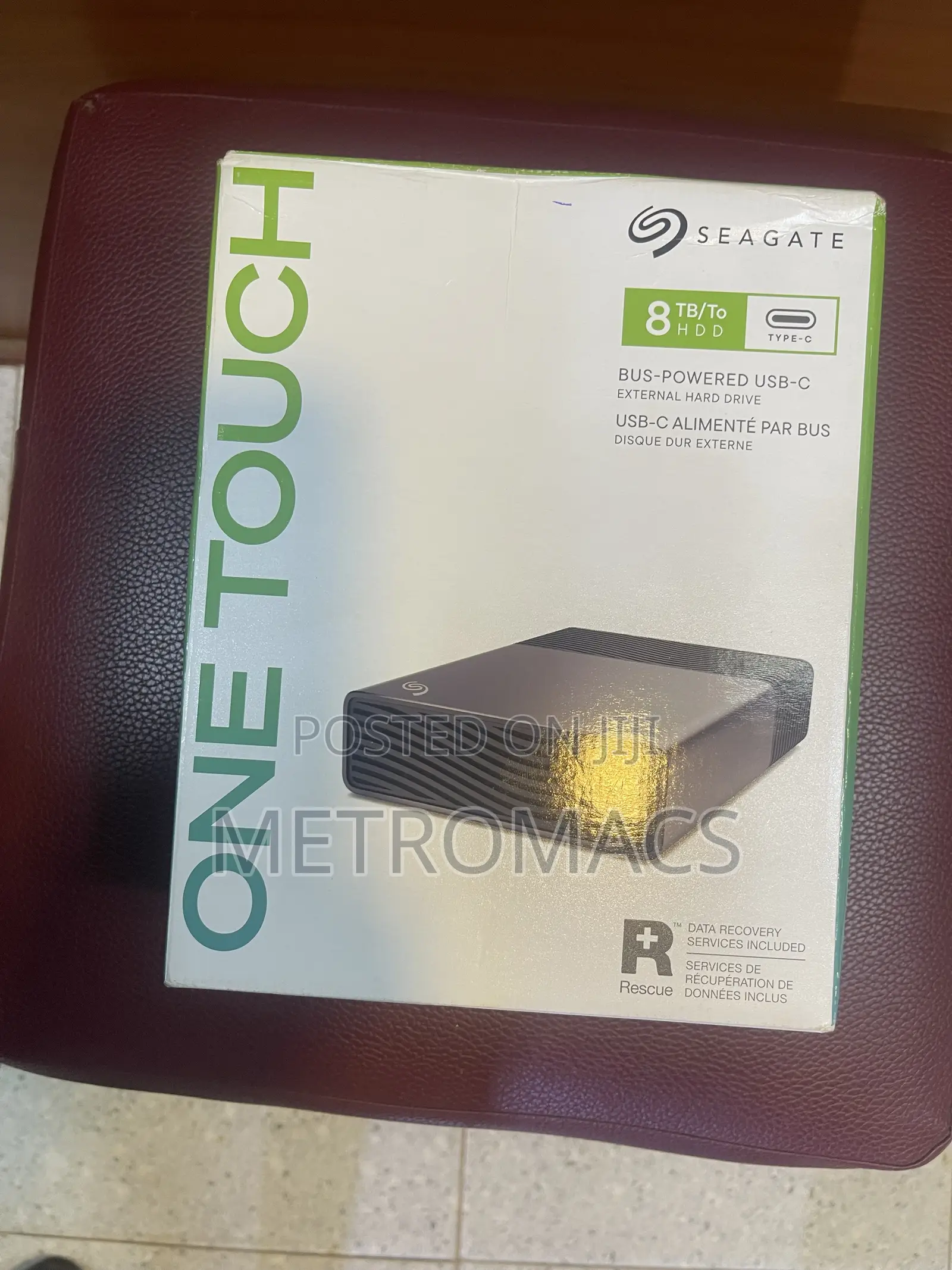 8TB SEAGATE USB-C Powered External Drive