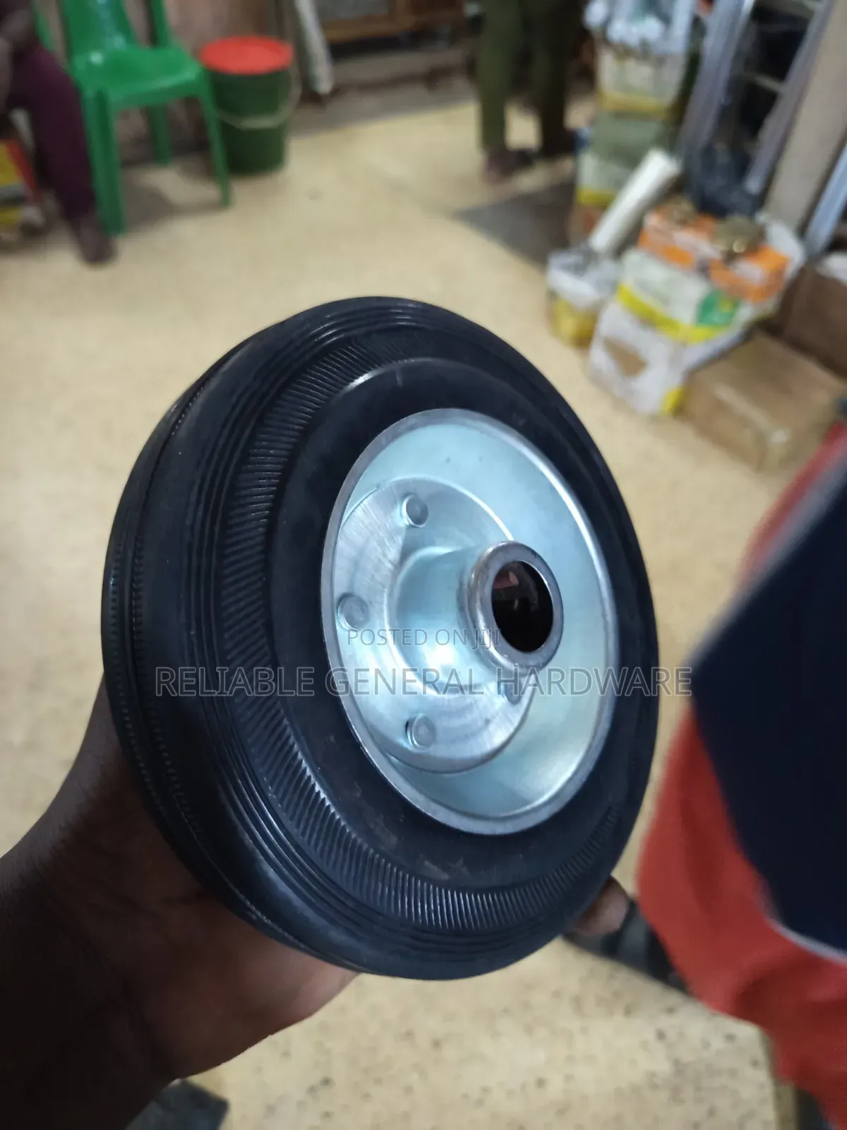 Caster Wheels 6 Inches Black Tyres