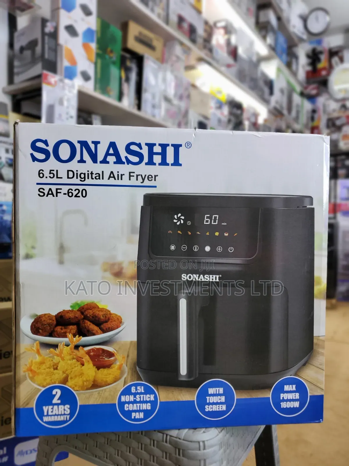 Sonashi 6.5L Air Fryer With Rapid Air Technology for Healthy Cooking