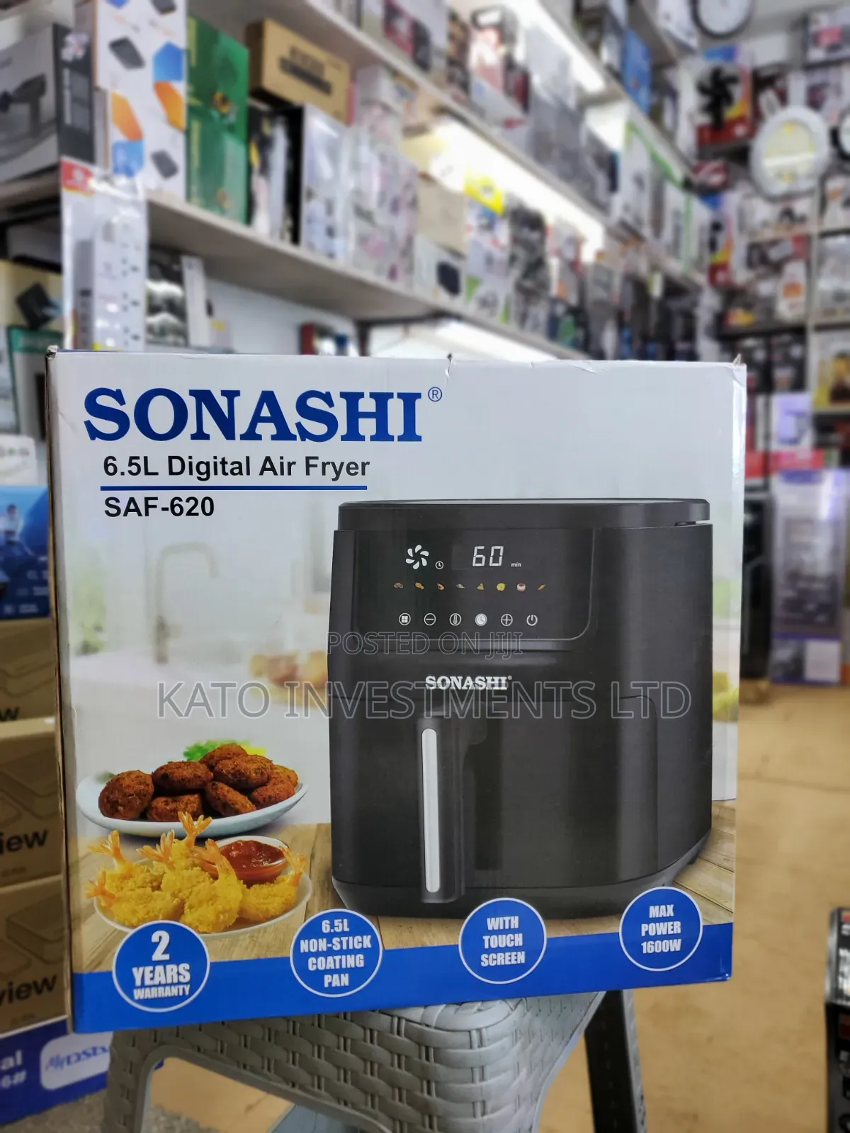 Sonashi 6.5L Air Fryer With Rapid Air Technology for Healthy Cooking