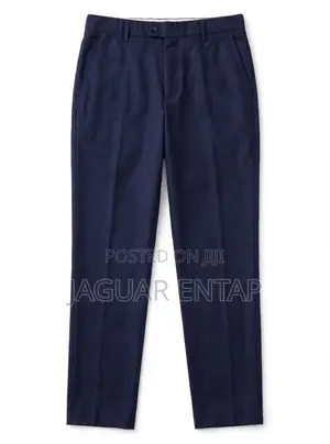 Men Navy Blue Formal Trouser Size 32 (M)- F.B Fashions