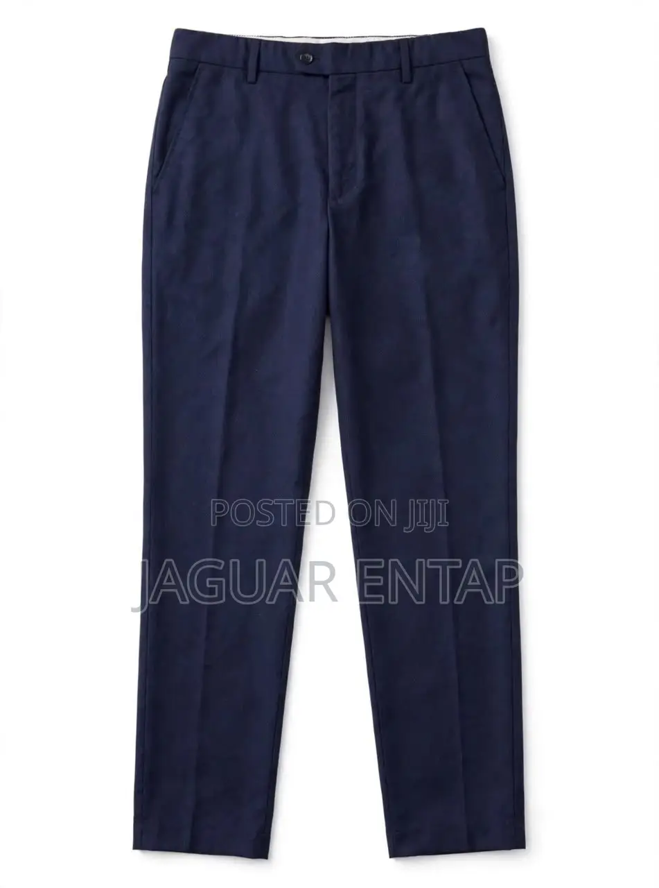 Men Navy Blue Formal Trouser Size 32 (M)- F.B Fashions
