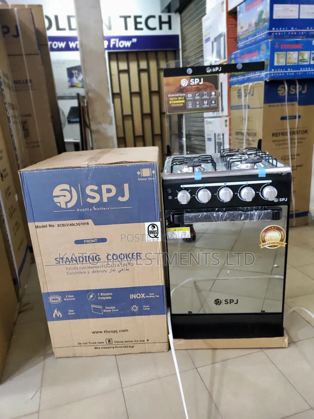 SPJ Standing Cooker (Model SCBLV-60L3G1H18)
