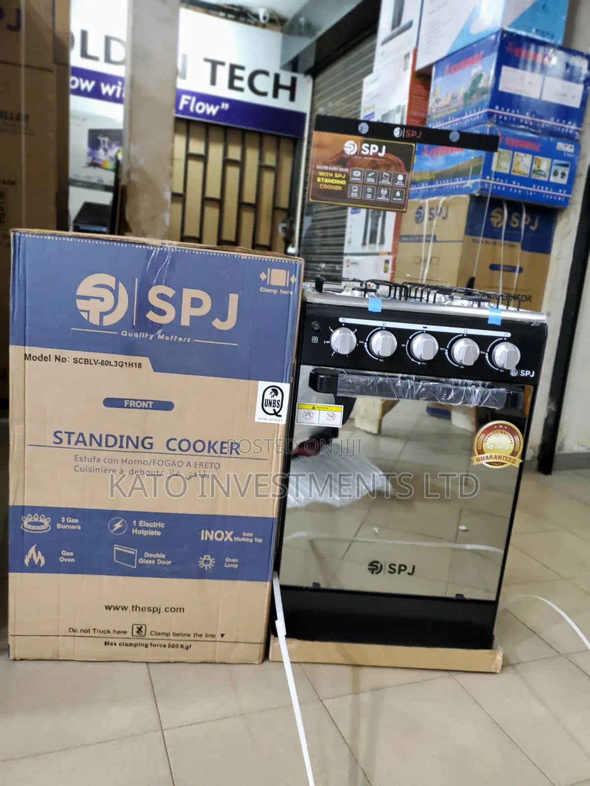 SPJ Standing Cooker (Model SCBLV-60L3G1H18)