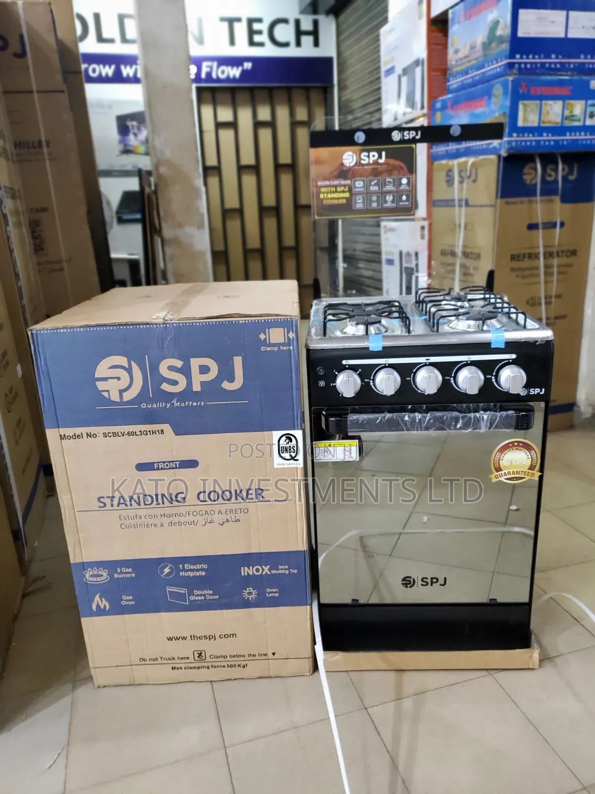 SPJ Standing Cooker (Model SCBLV-60L3G1H18)