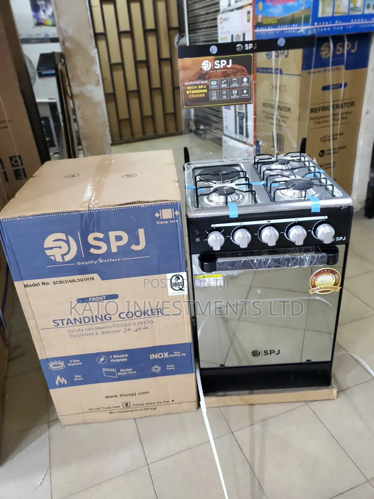 SPJ Standing Cooker (Model SCBLV-60L3G1H18)