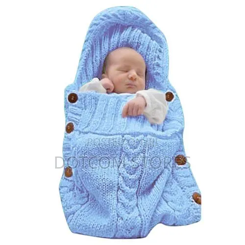 Newborn Baby Wrap Swaddle Blanket Knit