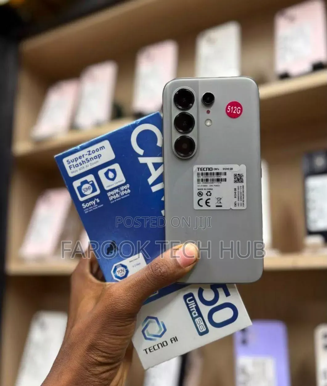 New Tecno Camon 50 Ultra 512 GB Gray