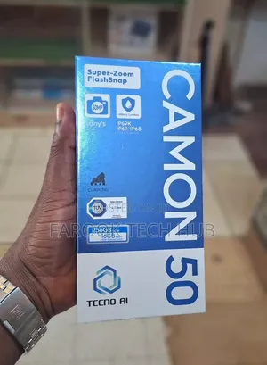 New Tecno Camon 50 256 GB Blue