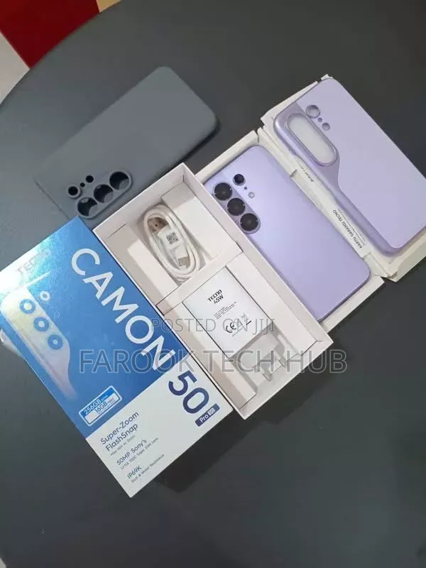 New Tecno Camon 50 Ultra 512 GB Purple