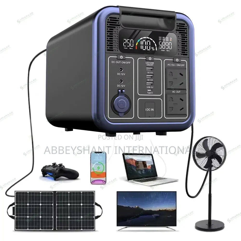1200W Portable Power Station/Dark-Bodied Portable Power Station