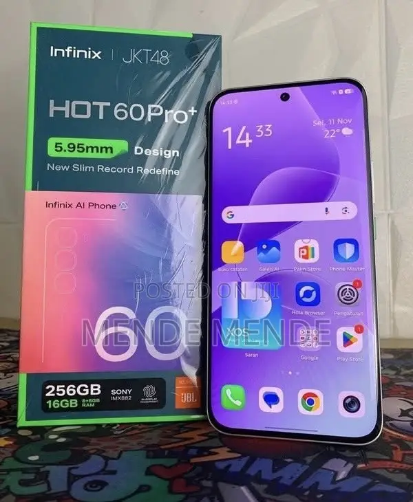New Infinix Hot 60 Pro+ 256 GB Black