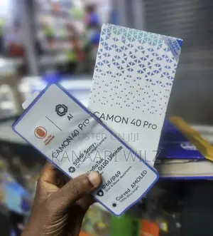 New Tecno Camon 40 Pro 5G 256 GB Black