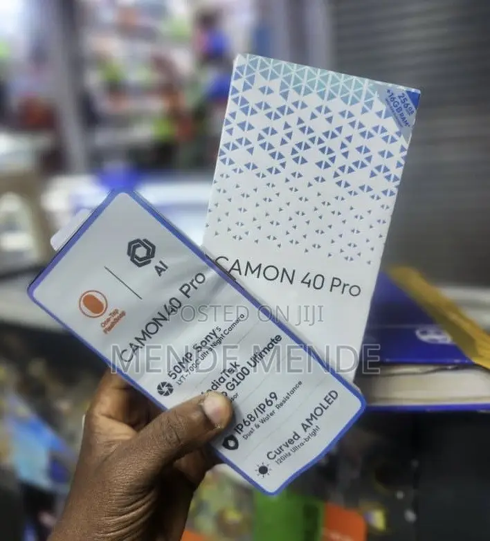 New Tecno Camon 40 Pro 5G 256 GB Black