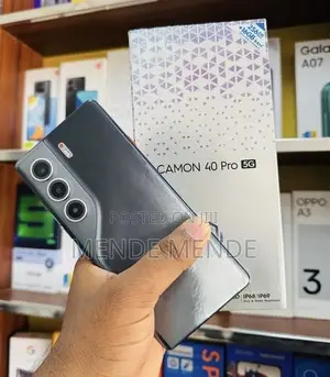 New Tecno Camon 40 Pro 5G 256 GB Black