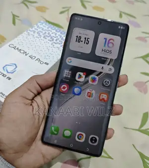 New Tecno Camon 40 Pro 5G 256 GB Black