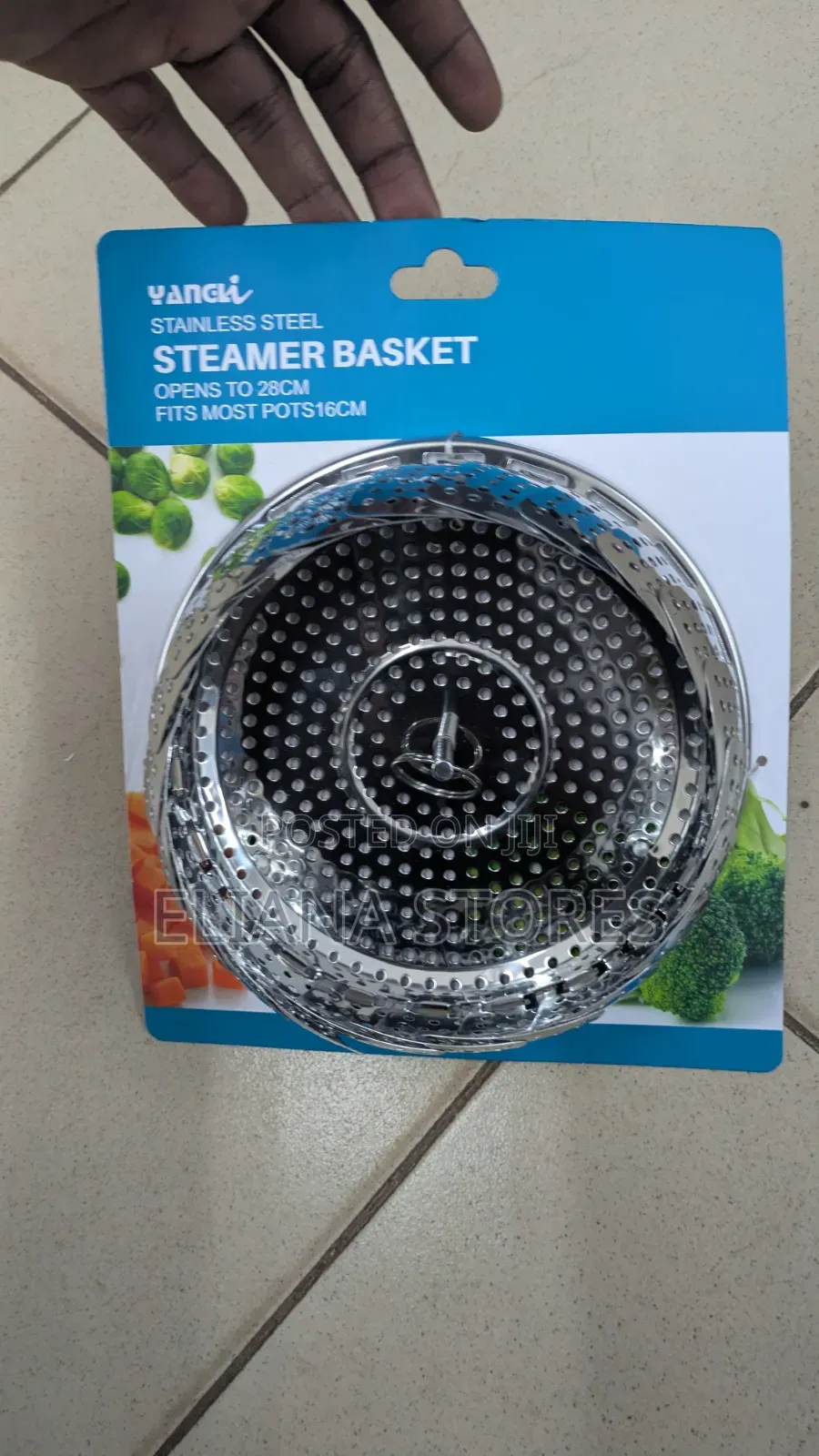 Stainless Steel Foldable Steamer  Basket