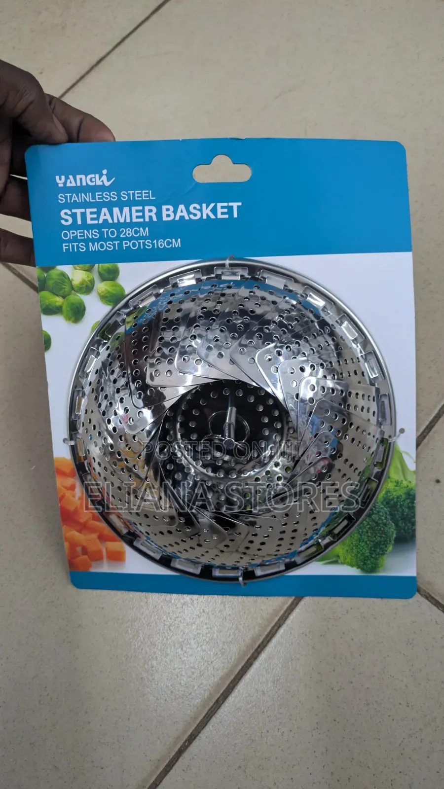 Stainless Steel Foldable Steamer  Basket