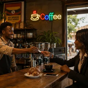 VNDRA® Coffee Neon Sign LED Light Cup Wall Decor Board for Cafe