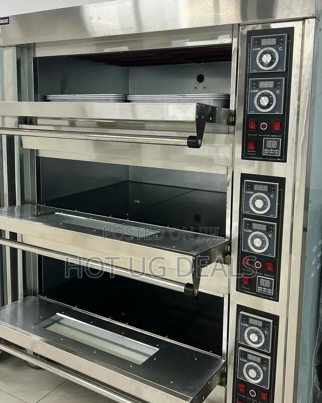 3 Deck 6 Tray Commercial Deck Oven | Industrial Bakery Equipment