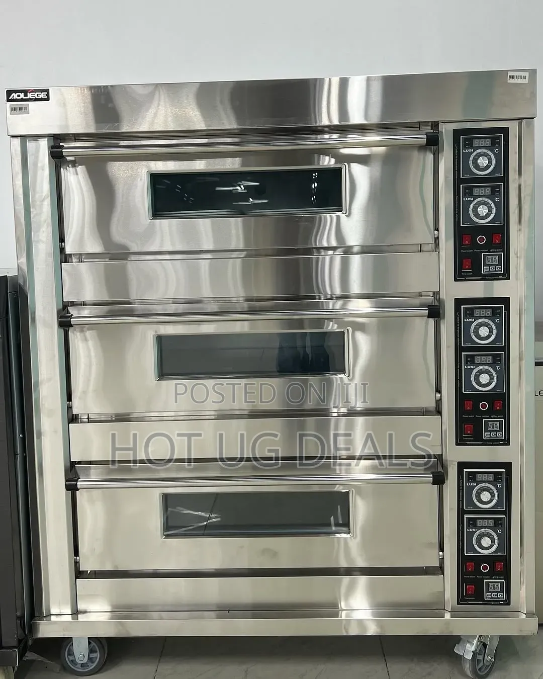 3 Deck 6 Tray Commercial Deck Oven | Industrial Bakery Equipment