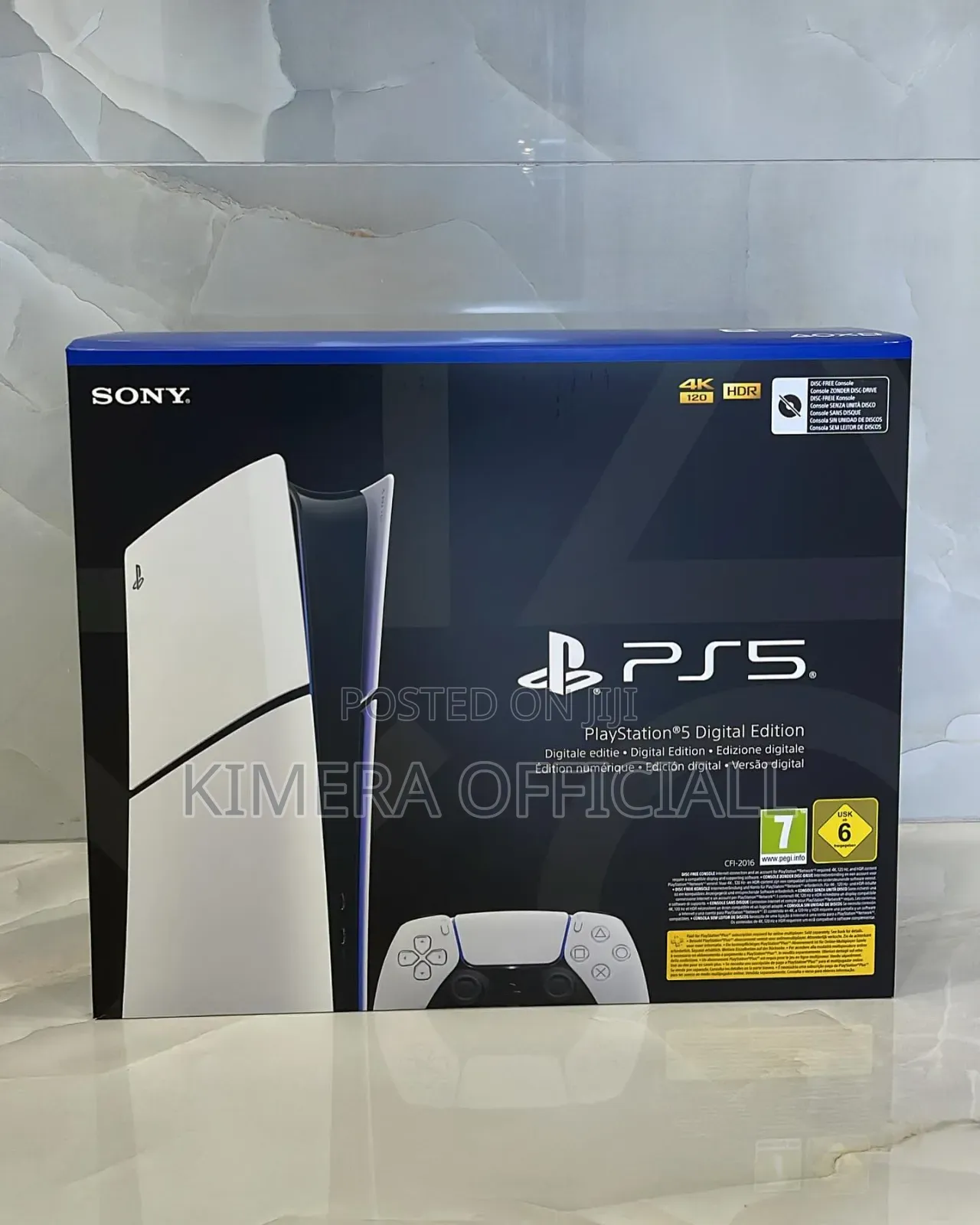 Brand New Sony PS5 Slim Digital Edition 1TB SSD Sleek Fast Gaming