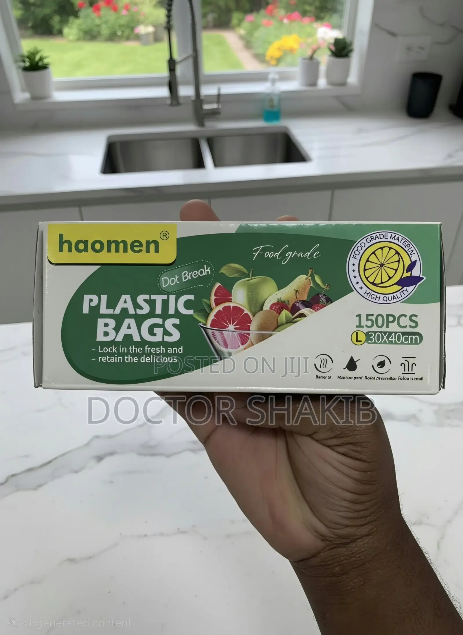 150pcs Fresh Food Storage Plastic Bag