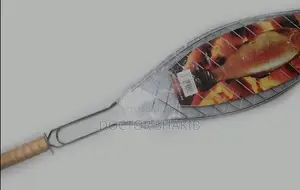 Portable Wire Mesh Fish Grill Basket