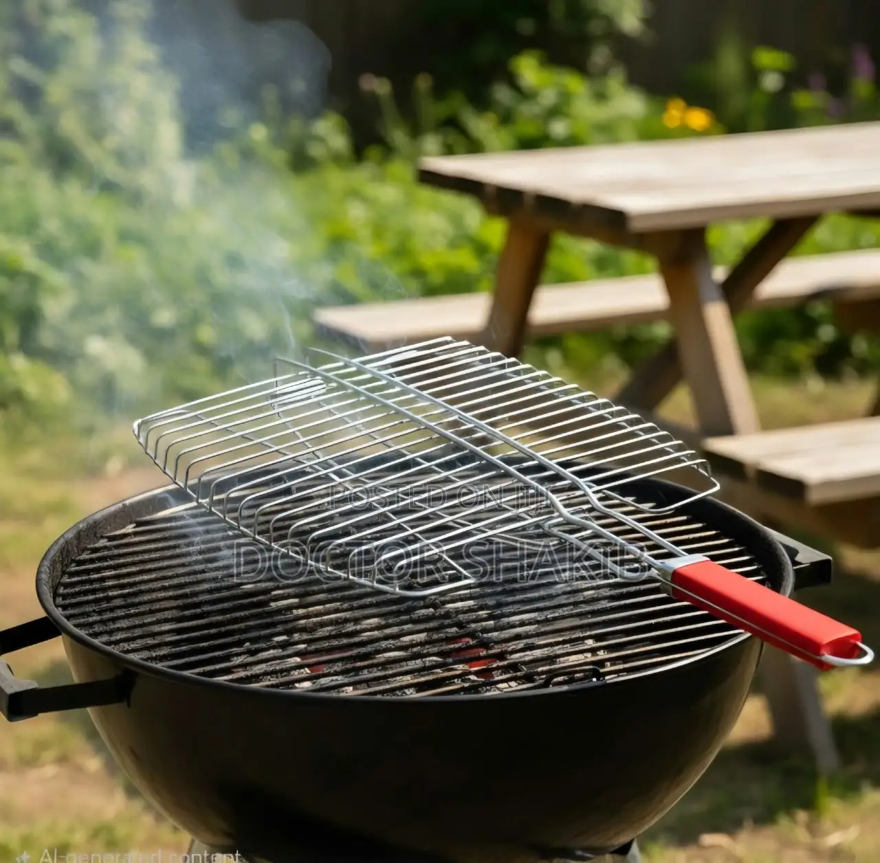 Stainless Steel Triple Fish Grilling Basket