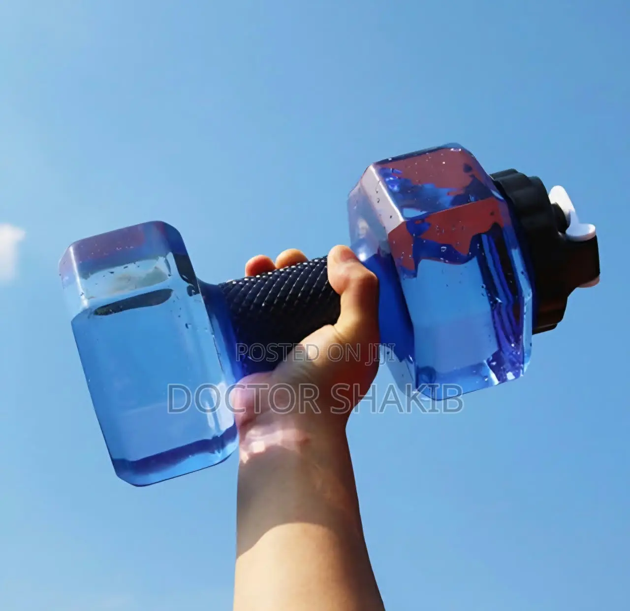 2200ml Sportteer Dumbbell Water Bottle Water
