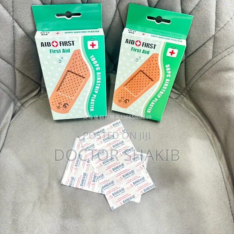 Aid First 100-Piece Airstrip Plasters,