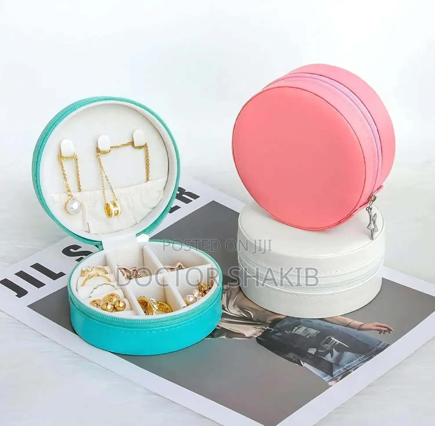 Mini Round Jewelry Box