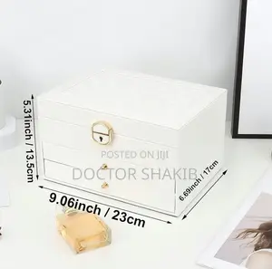 Three-Layer Jewelry Organizer Box