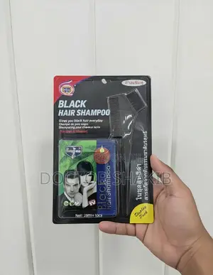 Instant Black Hair Dye Shampoo Set