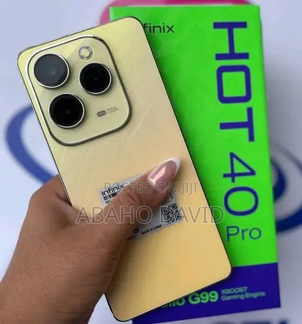 New Infinix Hot 40 Pro 256 GB Gold