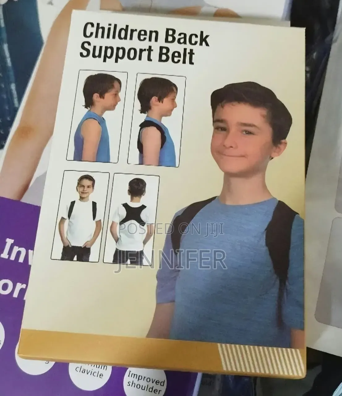 Adjustable Children's Posture Corrector and Back Support