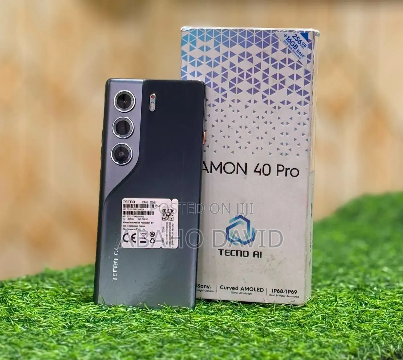 New Tecno Camon 40 Pro 4G 256 GB Black