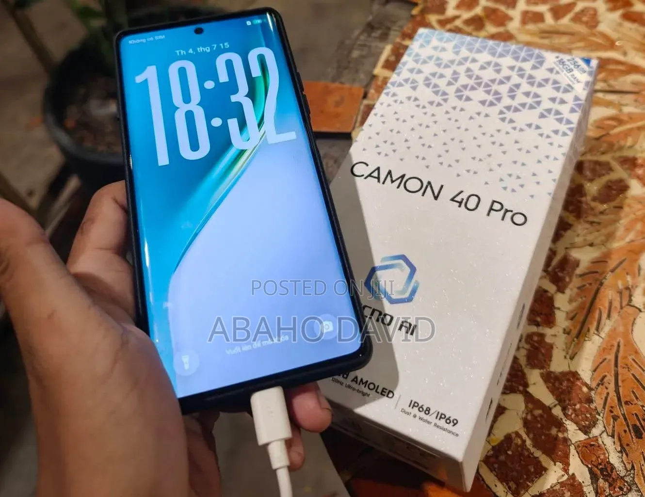 New Tecno Camon 40 Pro 4G 256 GB Blue